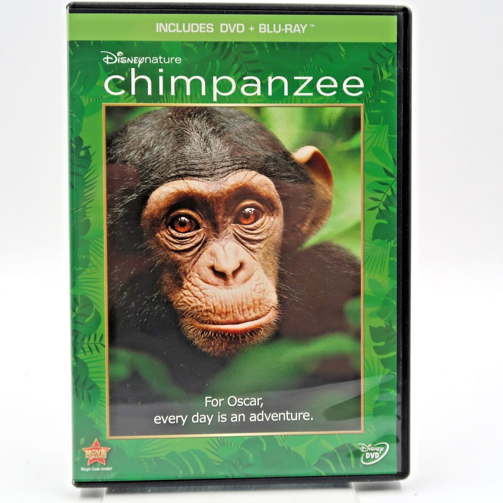 Chimpanzee Disney Nature Blu-ray DVD Tim Allen Narrator 2012 G Rated Movie